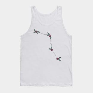 Caelum (Chisel) Constellation Roses and Hearts Doodle Tank Top